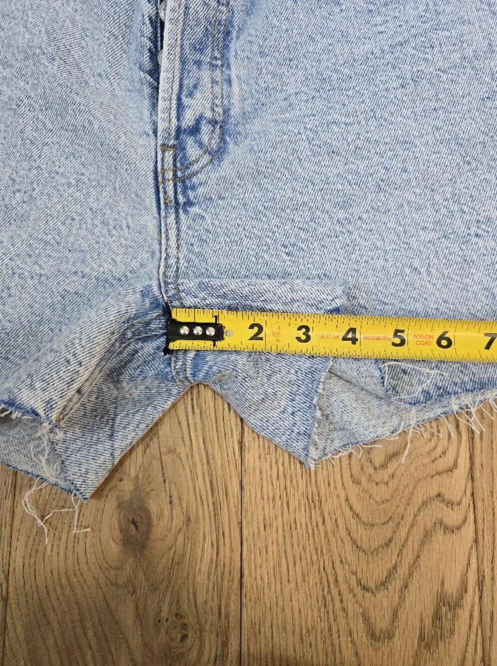 PacSun Light Wash High-Rise Denim Jean Shorts - Picture 11 of 11